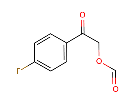 Molecular Structure of 6326-46-1 (2-(4-fluorophenyl)-2-oxoethyl formate)