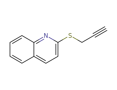 Molecular Structure of 397330-62-0 (Quinoline, 2-(2-propynylthio)-)