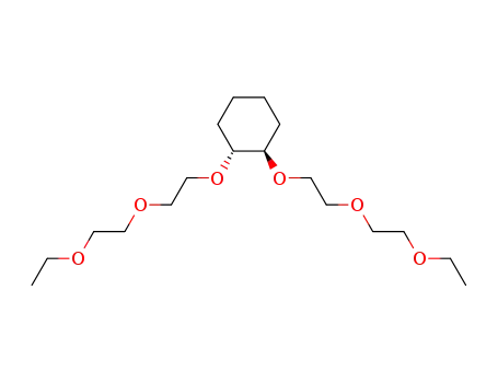 Molecular Structure of 113983-89-4 (Cyclohexane, 1,2-bis[2-(2-ethoxyethoxy)ethoxy]-, trans-)