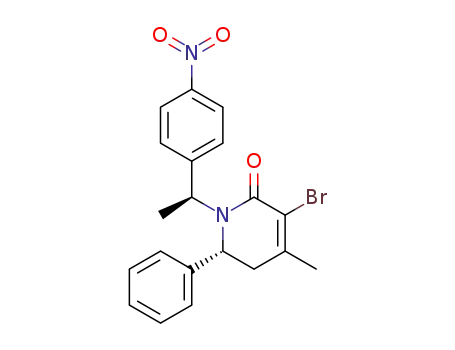 (R)-3-Bromo-4-methyl-1-[(S)-1-(4-nitro-phenyl)-ethyl]-6-phenyl-5,6-dihydro-1H-pyridin-2-one