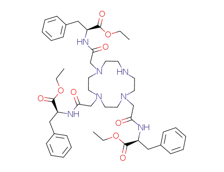 1,4,7-tris[(S)-{(1-ethoxycarbonyl-2-phenyl)ethyl}-carbamoylmethyl]-1,4,7,10-tetraazacyclododecane