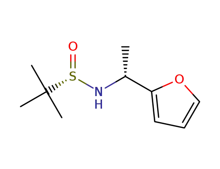 (S)-2-methyl-propane-2-sulfinic acid ((R)-1-furan-2-yl-ethyl)-amide