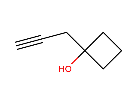 Molecular Structure of 37418-60-3 (1-(prop-2-ynyl)cyclobutanol)