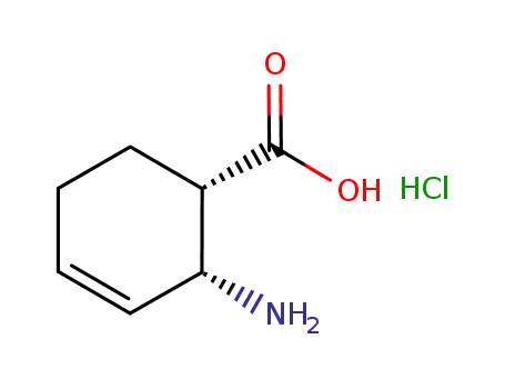 Molecular Structure of 142035-00-5 (CIS-2-AMINO-CYCLOHEX-3-ENECARBOXYLIC ACID HYDROCHLORIDE)
