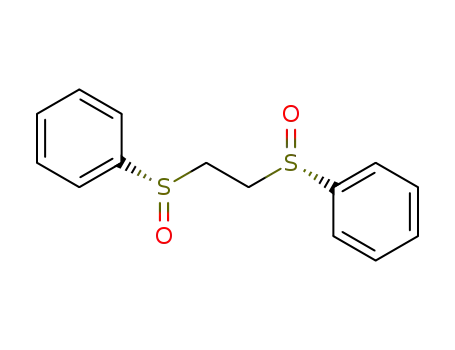 Molecular Structure of 28045-36-5 (1,2-bis(phenylsulfinyl)ethane)