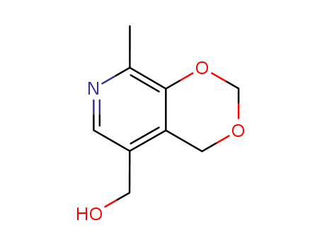 Molecular Structure of 105551-04-0 (4H-1,3-Dioxino[4,5-c]pyridine-5-methanol, 8-methyl-)