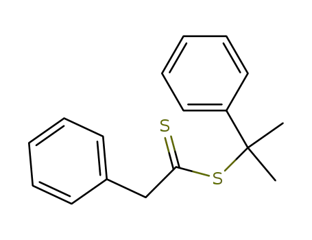Molecular Structure of 377725-60-5 (2-phenylprop-2-yl phenyldithioacetate)