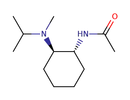 Molecular Structure of 824938-95-6 (Acetamide, N-[(1R,2R)-2-[methyl(1-methylethyl)amino]cyclohexyl]-)
