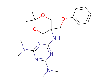 N-(2,2-Dimethyl-5-phenoxymethyl-[1,3]dioxan-5-yl)-N',N',N'',N''-tetramethyl-[1,3,5]triazine-2,4,6-triamine
