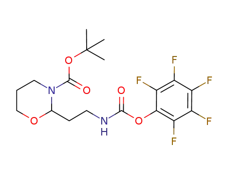 3-Boc-2-(1-pentafluorophenyloxycarbonylamino-propyl)-[1,3]oxazinane