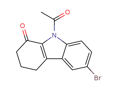 1H-Carbazol-1-one, 9-acetyl-6-bromo-2,3,4,9-tetrahydro-