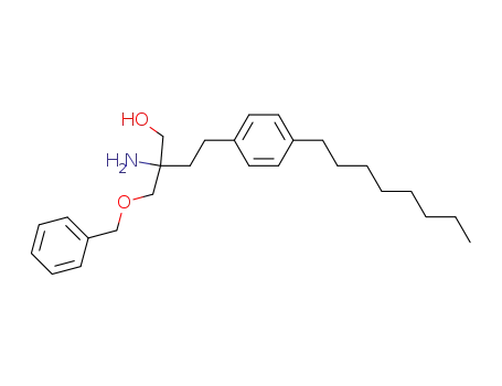 Molecular Structure of 903894-68-8 (2-amino-2-benzyloxymethyl-4-(4-octyl-phenyl)-butan-1-ol)