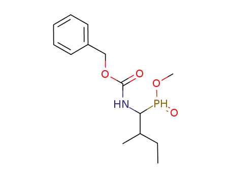 Molecular Structure of 939403-20-0 (methyl 1-{[(benzyloxy)carbonyl]amino}-2-methylbutylphosphinate)