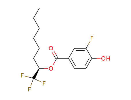 3-Fluoro-4-hydroxy-benzoic acid (R)-1-trifluoromethyl-heptyl ester