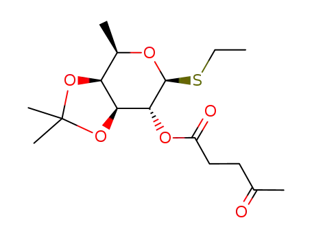 ethyl 3,4-O-isopropylidene-2-O-levulinoyl-1-thio-β-D-fucopyranoside