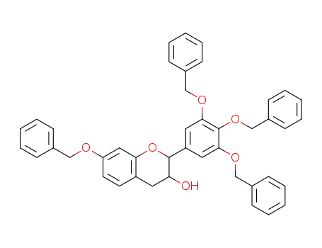 7-benzyloxy-2-(3,4,5-tris-benzyloxy-phenyl)-chroman-3-ol