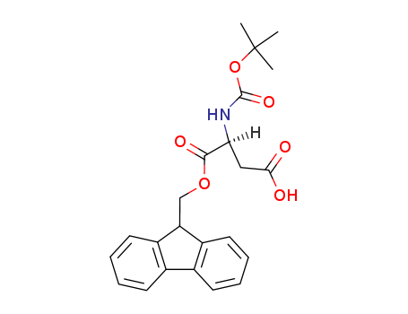 L-Aspartic acid,N-[(1,1-dimethylethoxy)carbonyl]-, 1-(9H-fluoren-9-ylmethyl) ester