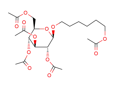 Acetic acid (2R,3R,4S,5R,6R)-3,5-diacetoxy-2-(6-acetoxy-hexyloxy)-6-acetoxymethyl-tetrahydro-pyran-4-yl ester