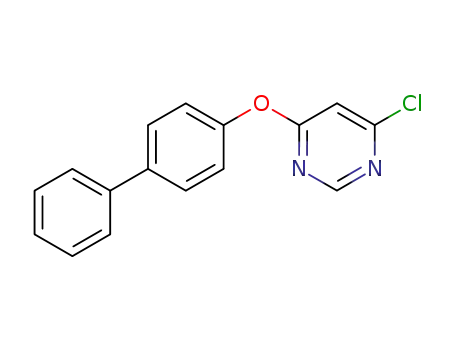 Molecular Structure of 607723-59-1 (4-(biphenyl-4-yloxy)-6-chloropyrimidine)