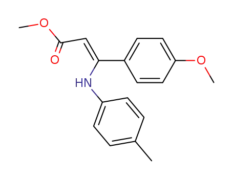 (Z)-3-(4-Methoxy-phenyl)-3-p-tolylamino-acrylic acid methyl ester