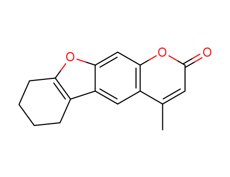 2H-Benzofuro[3,2-g]-1-benzopyran-2-one,6,7,8,9-tetrahydro-4-methyl- cas  73207-85-9