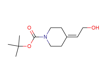 Molecular Structure of 198892-80-7 (2-(1-Boc-piperidin-4-ylidene)ethanol)