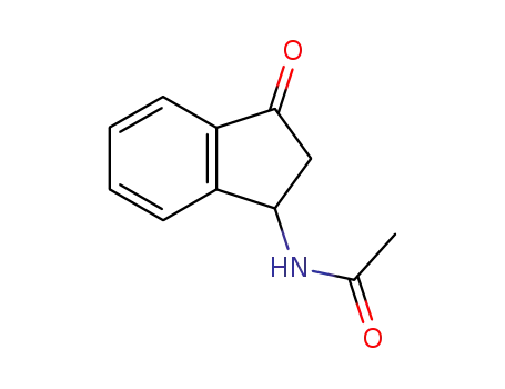 아세트아미드, N-(2,3-디하이드로-3-옥소-1H-인덴-1-일)-
