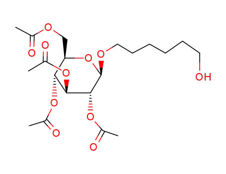 6-hydroxyhexyl 2,3,4,6-tetra-O-acetyl-β-D-glucopyranoside