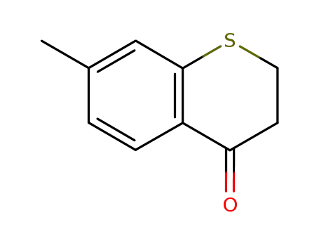 Molecular Structure of 13735-18-7 (7-Methylthiochroman-4-one)