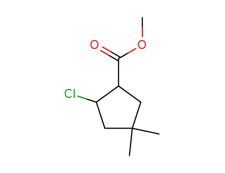 Cyclopentanecarboxylic acid, 2-chloro-4,4-dimethyl-, methyl ester