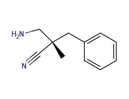 (S)-3-amino-2-benzyl-2-methylpropionitrile