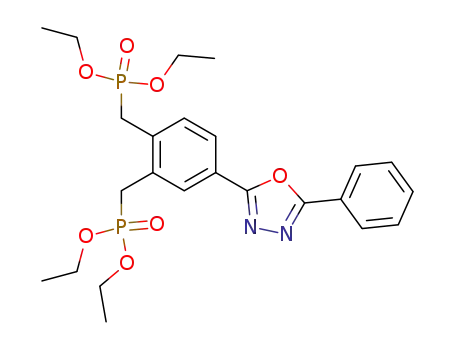 [2-(diethoxy-phosphorylmethyl)-5-(5-phenyl-[1,3,4]oxadiazol-2-yl)-benzyl]-phosphonic acid diethyl ester