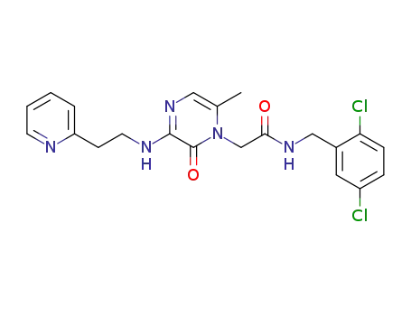 C<sub>21</sub>H<sub>21</sub>Cl<sub>2</sub>N<sub>5</sub>O<sub>2</sub>