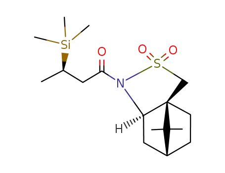 (7S)-N-<(3R)-3-Trimethylsilylbutanoyl>-D-2,10-camphorsultam