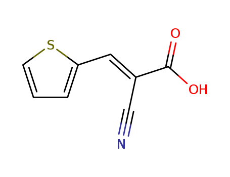 2-Cyano-3-(2-thienyl)acrylic acid 58177-53-0