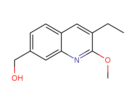7-Quinolinemethanol,3-ethyl-2-methoxy-