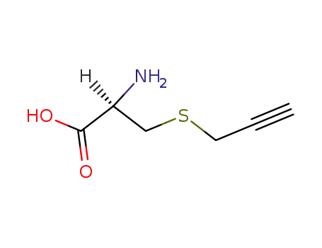 Molecular Structure of 3262-64-4 ((L)-3-(PROPARGYLSULFENYL)-ALANINE)