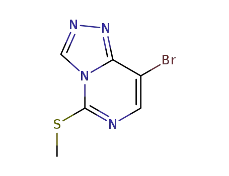 8-Bromo-5-(methylthio)-[1,2,4]triazolo[4,3-c]pyrimidine