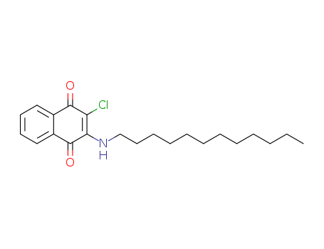 1,4-Naphthalenedione,2-chloro-3-(dodecylamino)- cas  22272-20-4