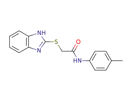 2-((1H-benzo[d]imidazol-2-yl)thio)-N-(p-tolyl)acetamide