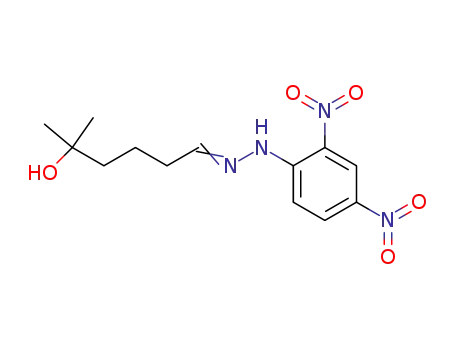 Molecular Structure of 24175-11-9 (5-hydroxy-5-methyl-hexanal-(2,4-dinitro-phenylhydrazone))