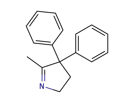 Molecular Structure of 102280-81-9 (2H-Pyrrole,3,4-dihydro-5-methyl-4,4-diphenyl-)