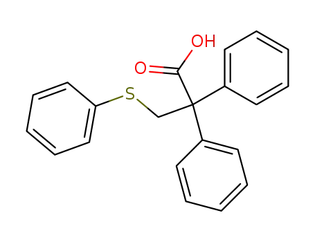 2,2-diphenyl-3-phenylsulfanyl-propionic acid