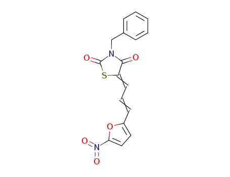 3-benzyl-5-[3-(5-nitro-furan-2-yl)-allylidene]-thiazolidine-2,4-dione