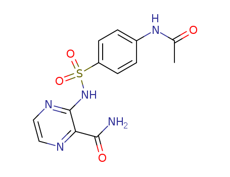 2-Pyrazinecarboxamide,3-[[[4-(acetylamino)phenyl]sulfonyl]amino]- cas  5414-68-6