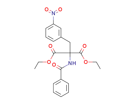 benzoylamino-(3-nitro-benzyl)-malonic acid diethyl ester