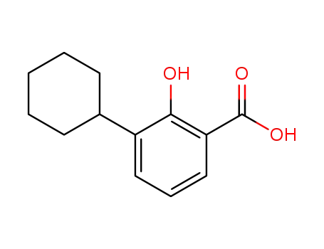 Molecular Structure of 16094-36-3 (3-Cyclohexylsalicylic acid)