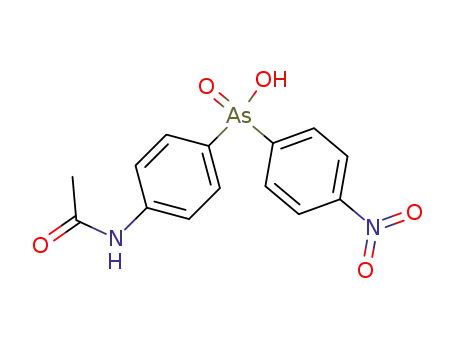 (4-Acetamidophenyl)-(4-nitrophenyl)arsinic acid