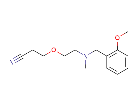 3-{2-[(2-methoxy-benzyl)-methyl-amino]-ethoxy}-propionitrile