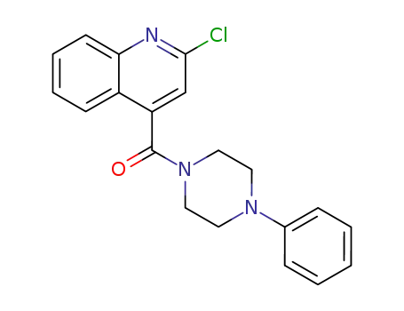 1-(2-chloro-quinoline-4-carbonyl)-4-phenyl-piperazine